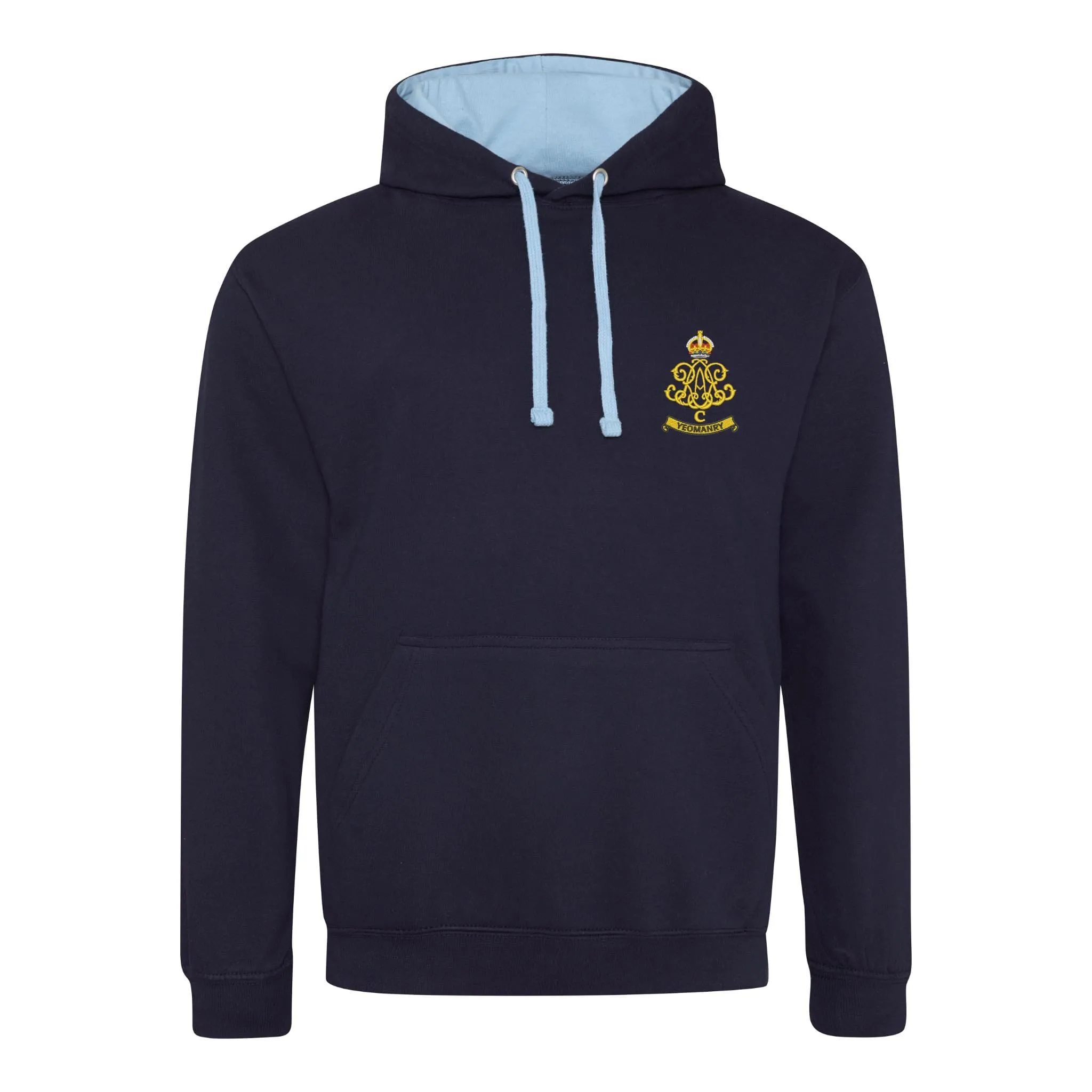 100th Regiment Royal Artillery Varsity Contrast Hoodie