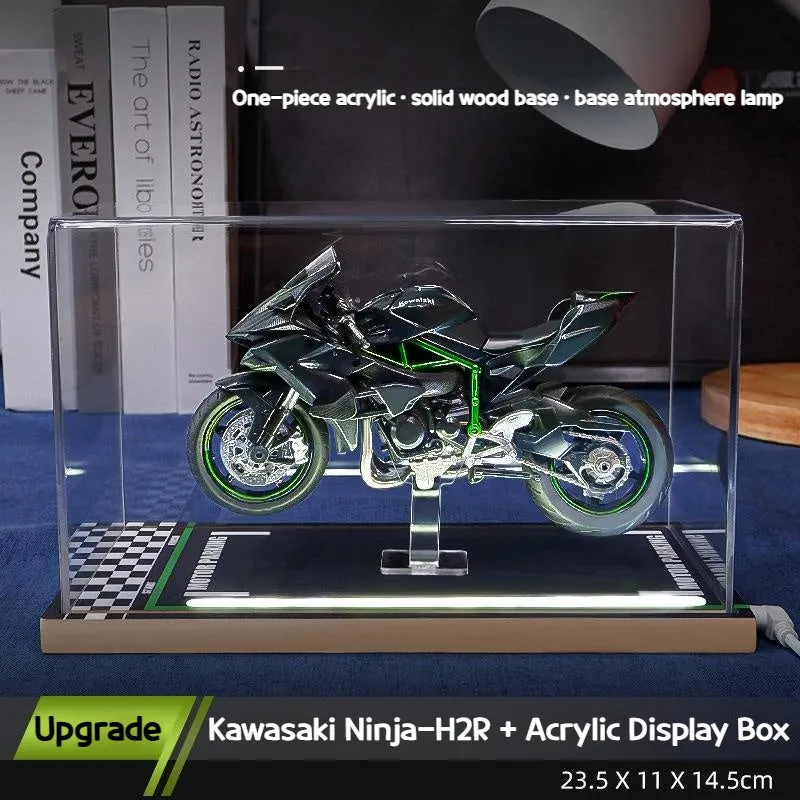 1:12 Kawasaki Ninja-H2R Motorcycle with Parking Lot