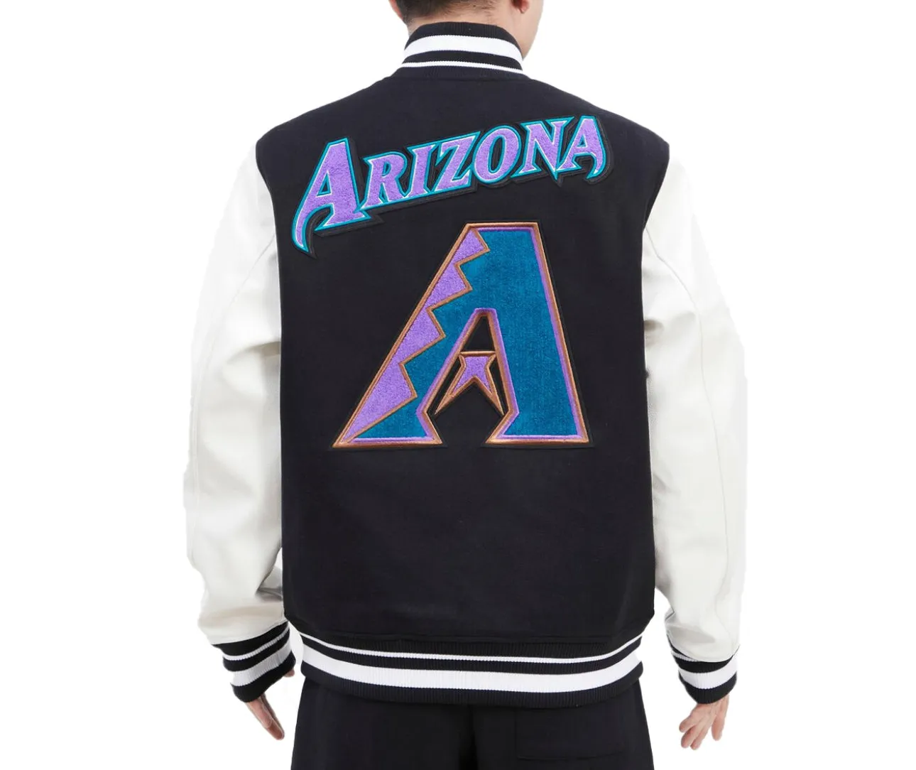 Arizona Diamondbacks Black Varsity Jacket