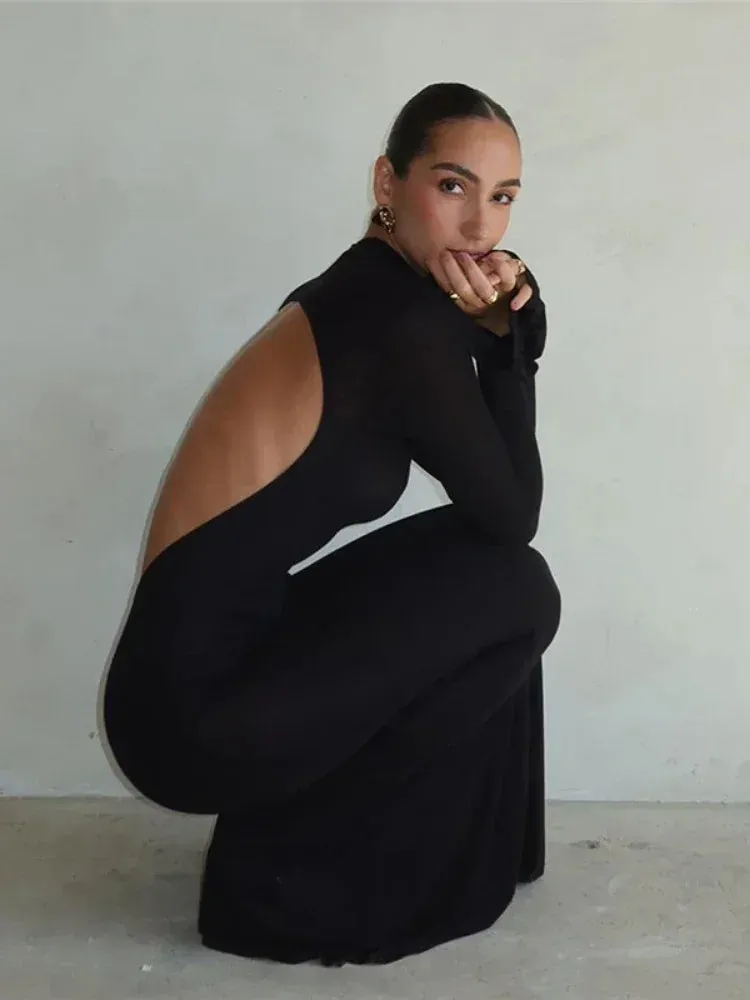 Backless Sexy Maxi Dress
