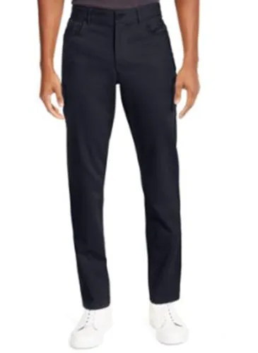 Calvin Klein Mens Slim fit Chinos Pants 34 / 30 Blue Solid Stretch