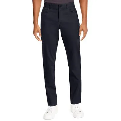 Calvin Klein Mens Slim fit Chinos Pants 34 / 30 Blue Solid Stretch