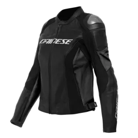 Dainese Racing 4 Lady Leather Jacket Perforated Black/Black