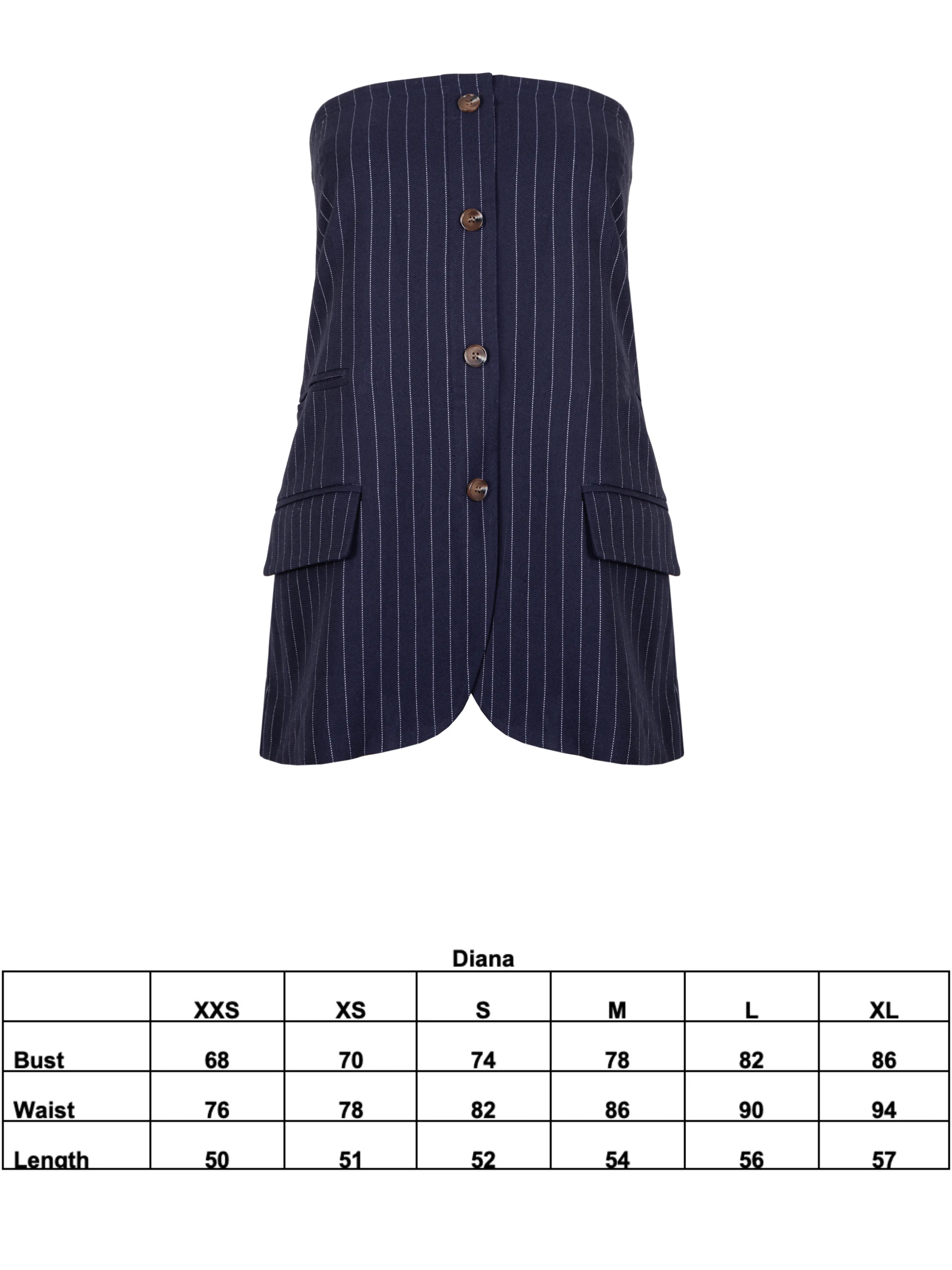 DIANA TAILORED BUSTIER
