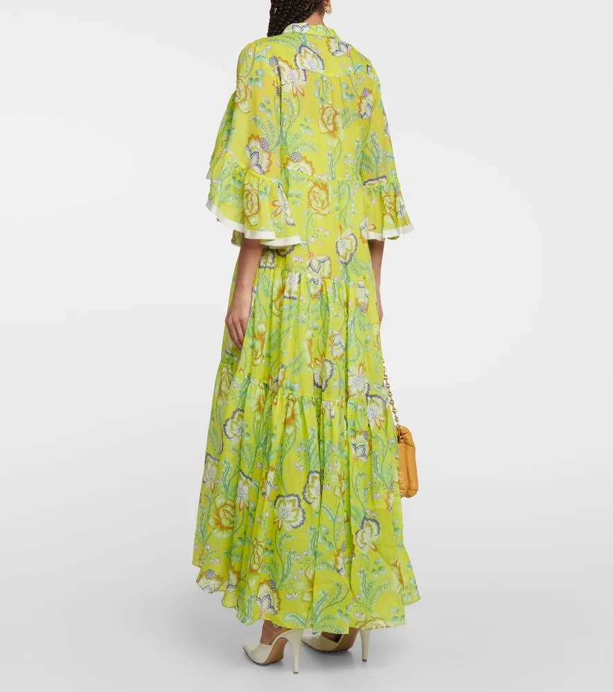 Dorothee Schumacher Floral ramie maxi dress