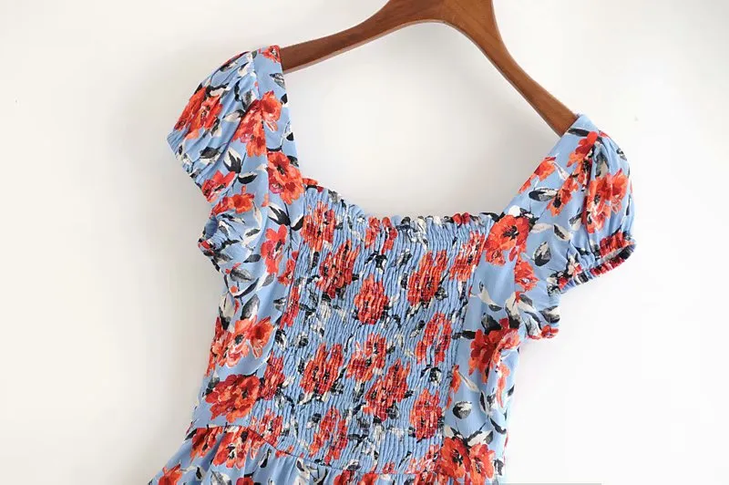 FLORAL CROP TOP BLOUSE