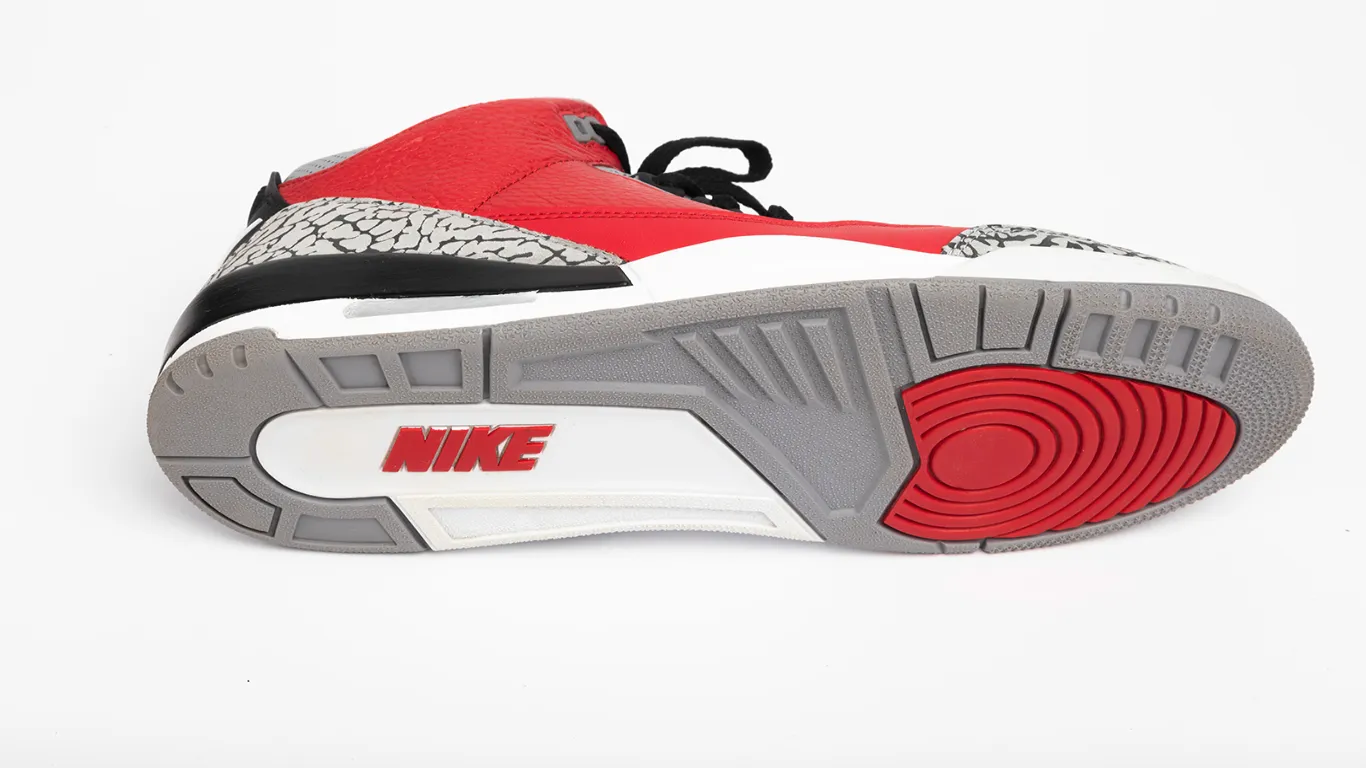 Jordan 3 Retro Fire Red Cement (Nike Chi)