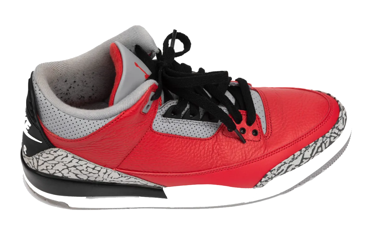 Jordan 3 Retro Fire Red Cement (Nike Chi)