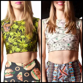 Kush & Cash Reversible Crop Top