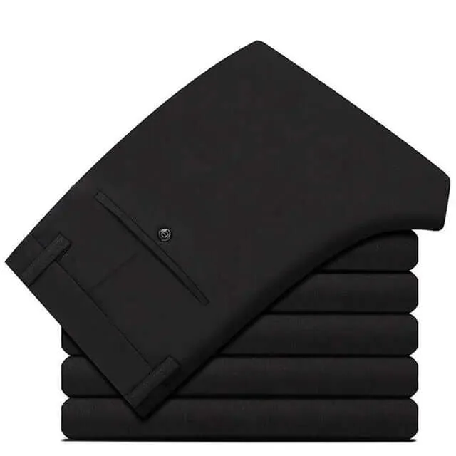 Men's Slim Fit Dress Trousers: Tailored Formal Wear