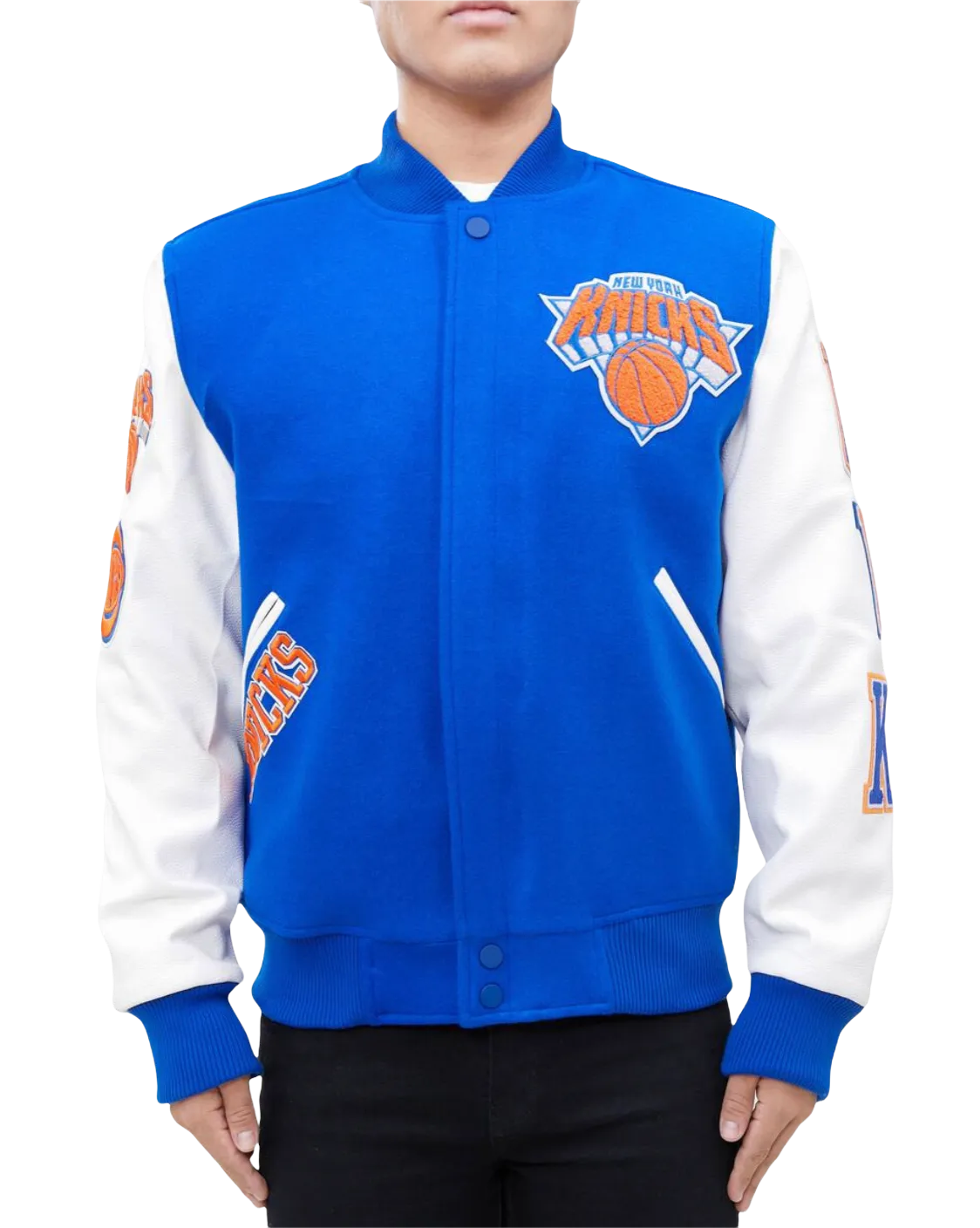 New York Knicks Royal Blue Varsity Jacket