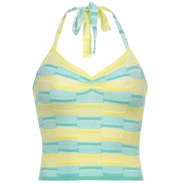 OPEN BACK CROP TOP