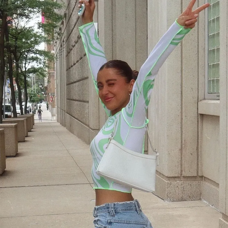 PRINT PATCHWORK CROP TOP