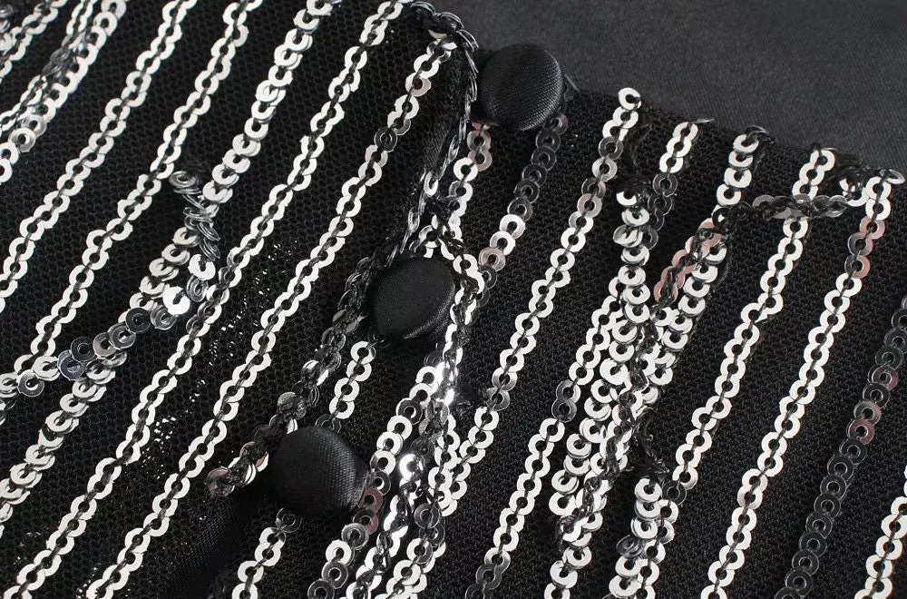 SEQUIN CROP TANK TOP