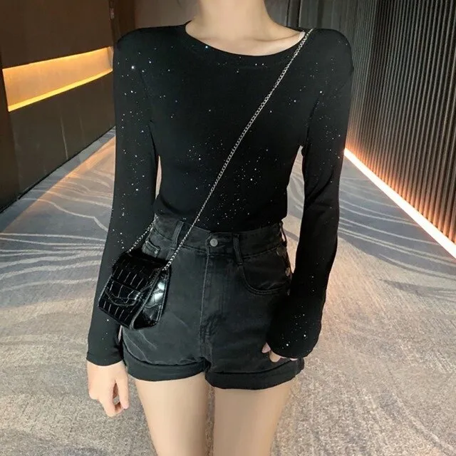 Slim Fit Long-sleeved Top