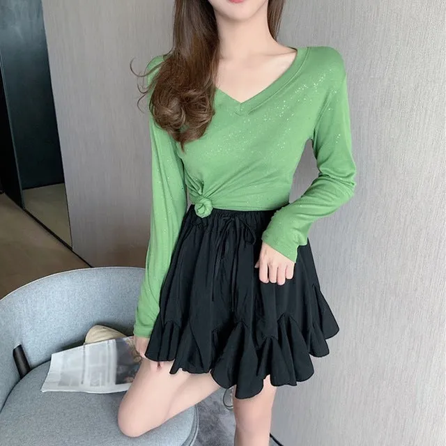 Slim Fit Long-sleeved Top