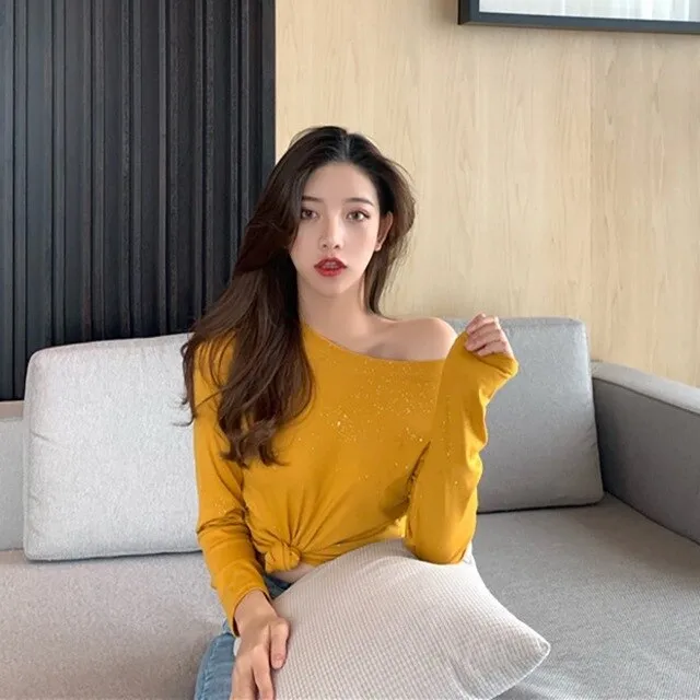 Slim Fit Long-sleeved Top