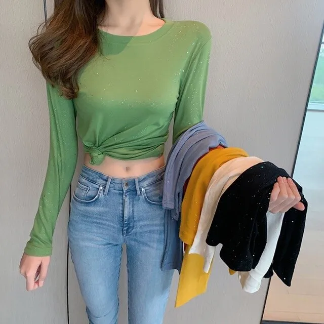 Slim Fit Long-sleeved Top