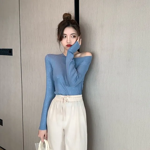 Slim Fit Long-sleeved Top