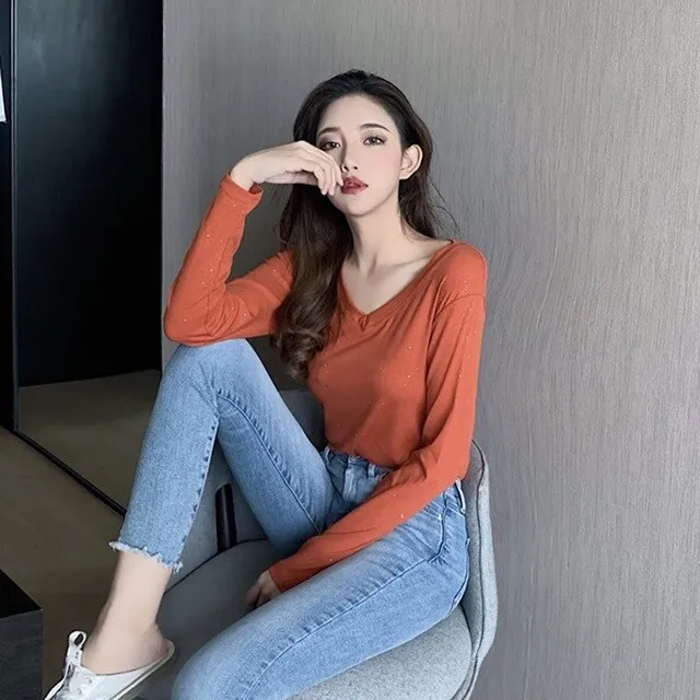 Slim Fit Long-sleeved Top