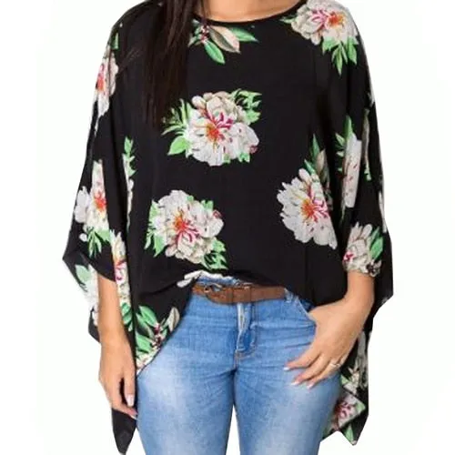 Summer Dress New Arrival 2018 Flower Print Bohemian Dress