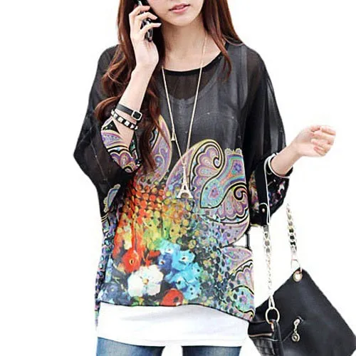 Summer Dress New Arrival 2018 Flower Print Bohemian Dress