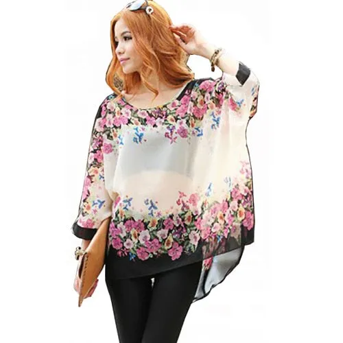 Summer Dress New Arrival 2018 Flower Print Bohemian Dress