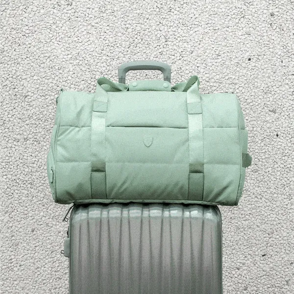 The Puffer Duffel Bag - Black